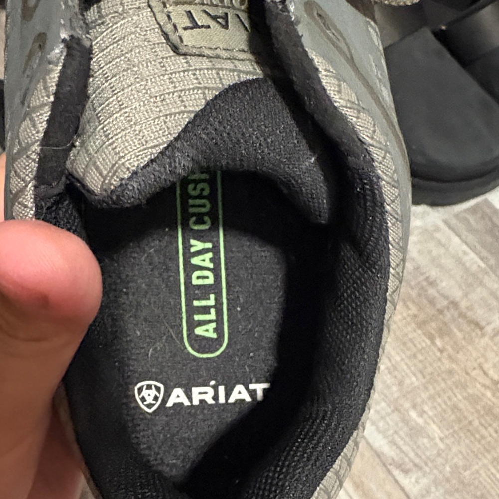 Ariat Olive and Gray Athletic Shoes - Picture 2 of 5